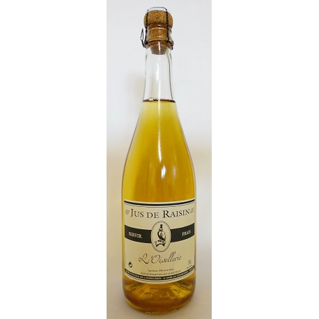 JUS DE RAISIN BLANC PÉTILLANT - 75 cl