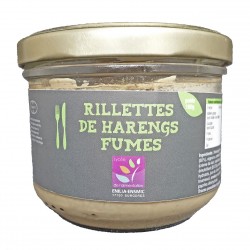 RILLETTES DE HARENGS FUMES - 180 g