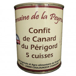 CONFIT DE CANARD 5 CUISSES-1550G