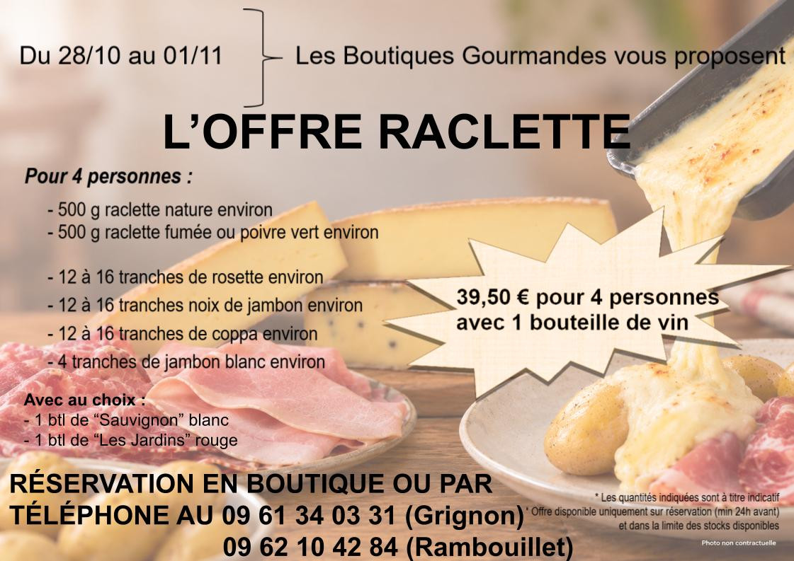 Offre raclette